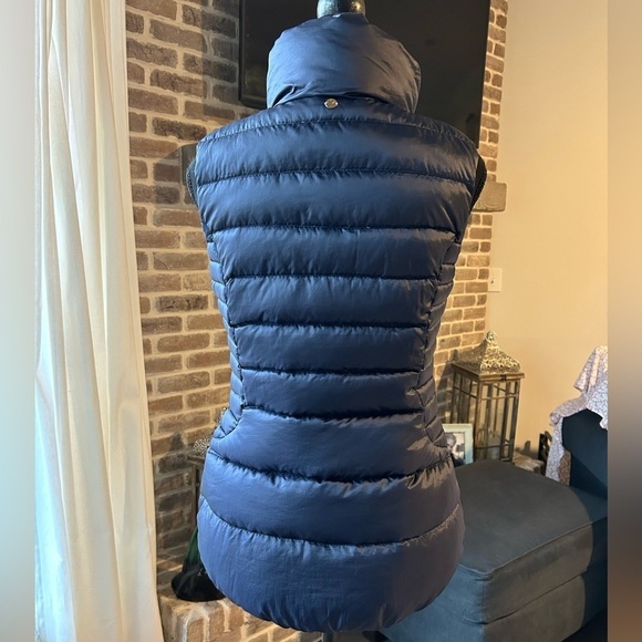 Lilly Pulitzer Navy Allie Packable Midnight Puffer Down Feather Vest Preppy S - Picture 6 of 13